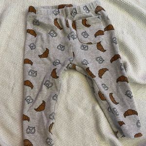 Zara pretzel croissant leggings 6/9mo